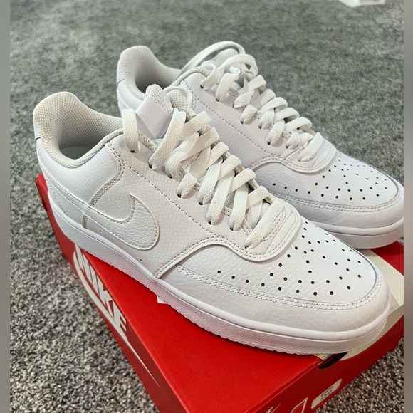 Nike Shoes - Nike Womans White Low-Top Sneakers